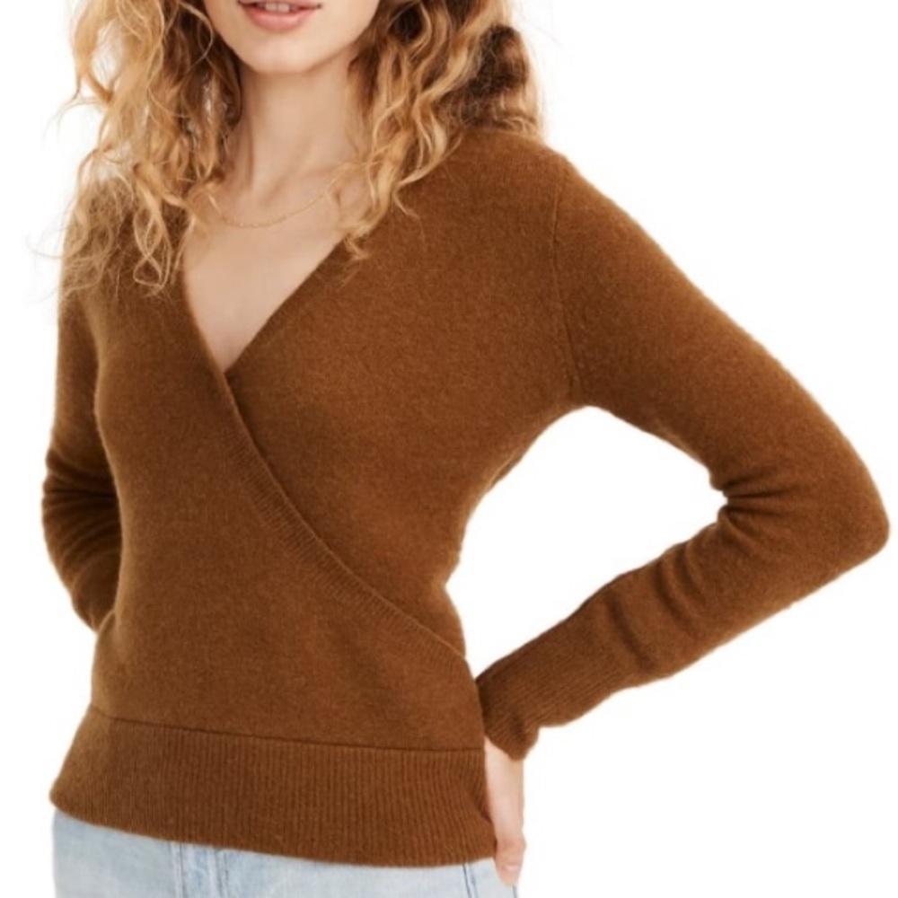 Cute brown sweater : MADEWELL